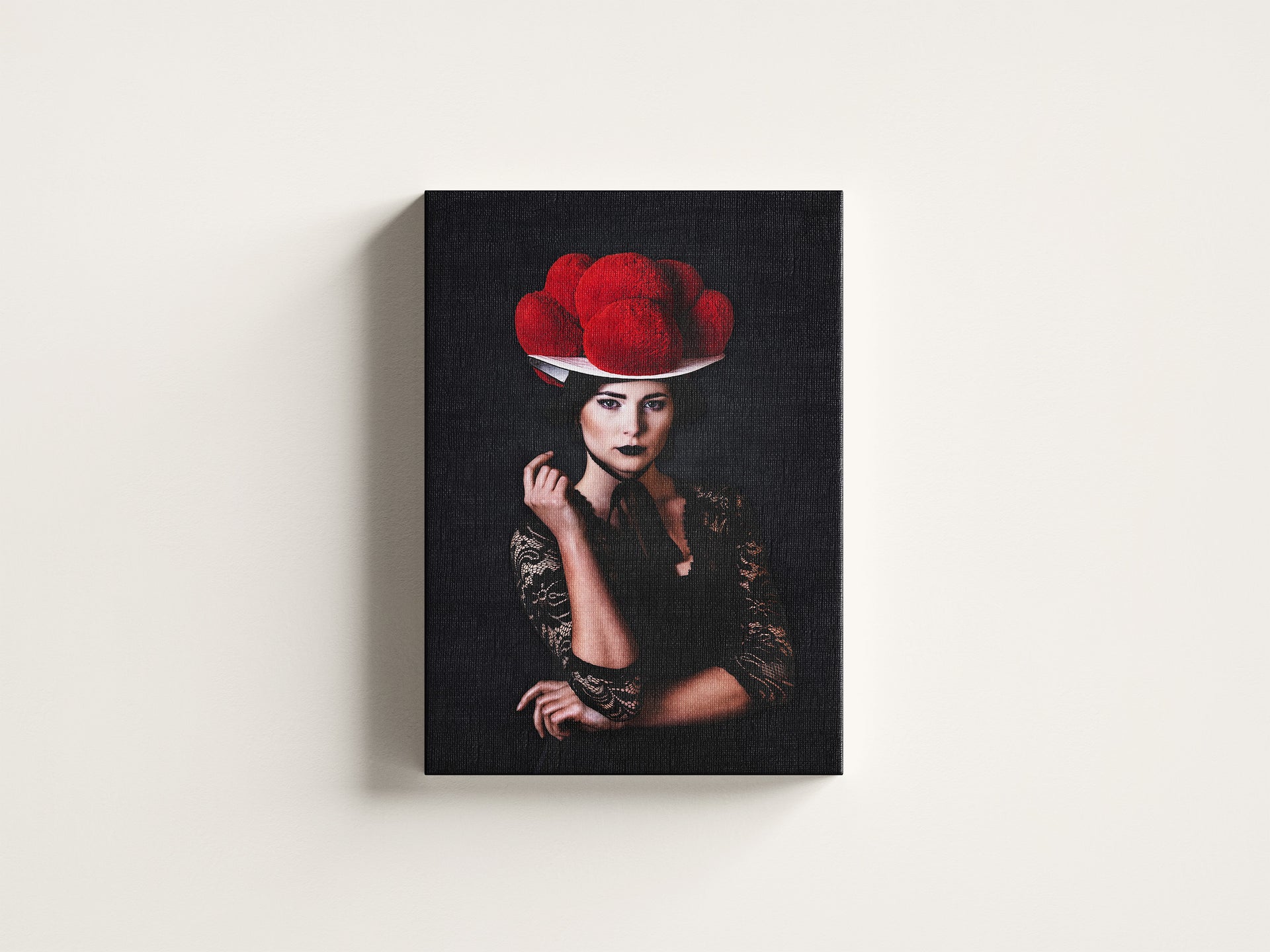 "Franzi II" | Bollenhut Leinwand Schwarzwald Tracht | Galerie Bosco