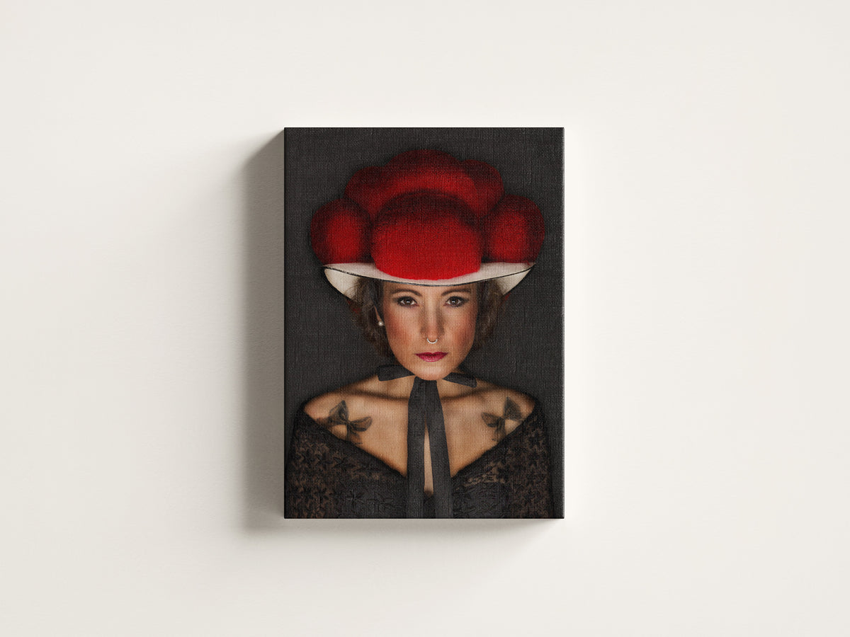 MARY Bollenhut Leinwand – Schwarzwald Kunstdruck